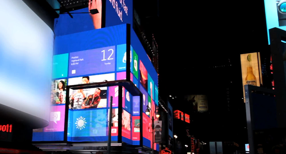 Digital Signage Beispiel: Times Square